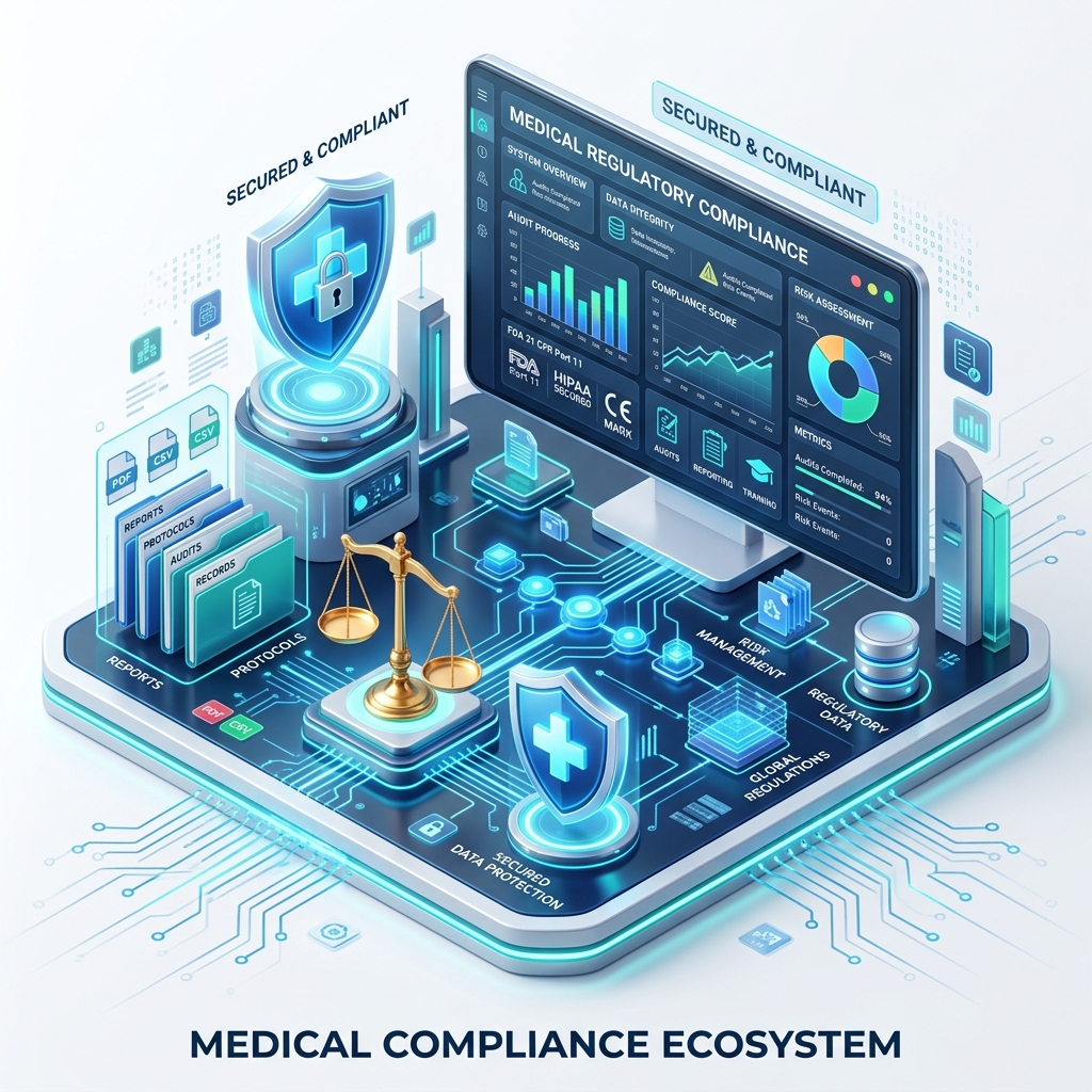 Regulatory compliance infrastructure representation